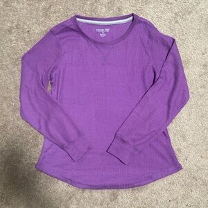Purple Long Sleeve Thermal Top